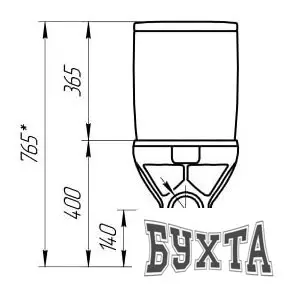 Унитаз Cersanit Parva Clean On 011 KO-PA011-3/6-COn-DL