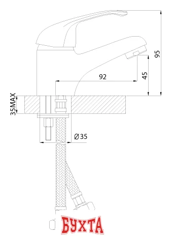 Смеситель Rossinka Silvermix A35-11