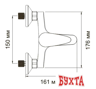 Смеситель Wasserkraft Isen 2601