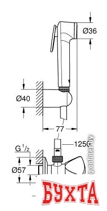 Гигиенический душ Grohe Tempesta-F Trigger Spray 30 [27514001]