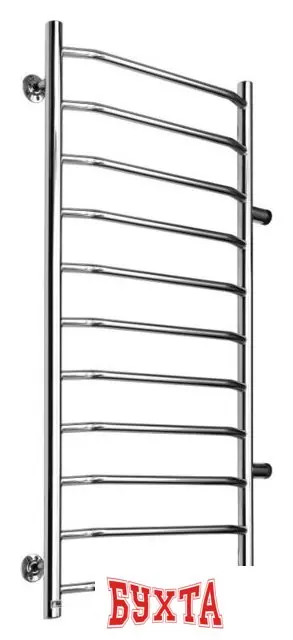 Полотенцесушитель Ростела Трапеция боковое подключение 1" 11 перекладин 40x120 см