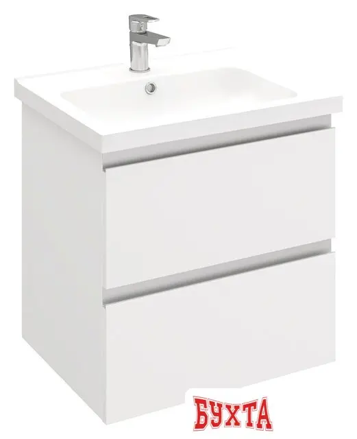 Мебель для ванных комнат Laparet Тумба под умывальник Electra 60 (белый глянец)