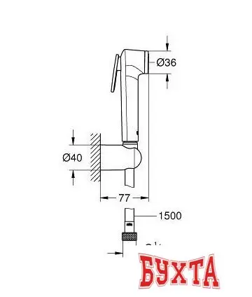 Гигиенический душ Grohe Tempesta-F Trigger Spray 30 [26353000]