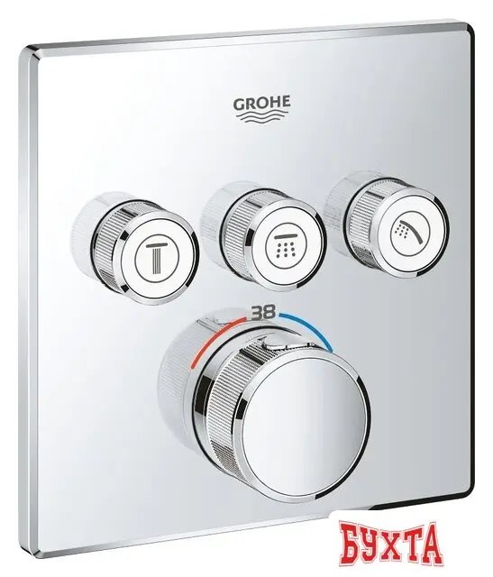 Смеситель без скрытого механизма Grohe Grohtherm SmartControl 29126000