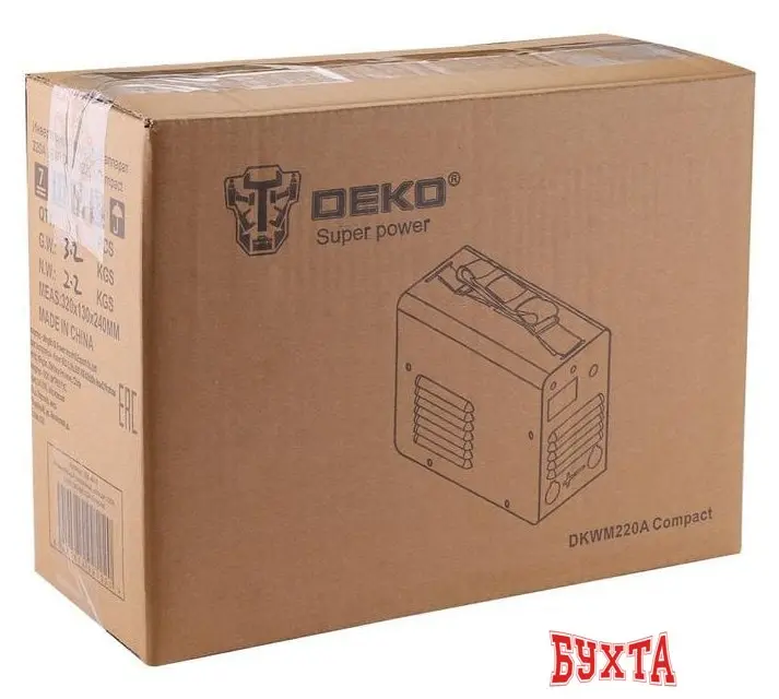 Сварочный инвертор Deko DKWM220A Compact