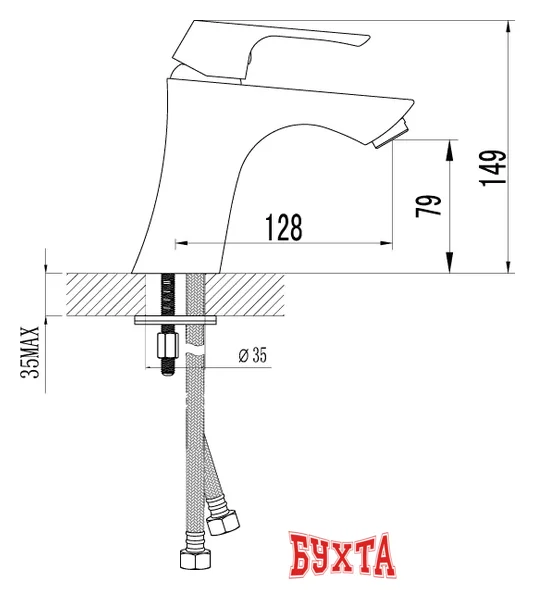 Смеситель Lemark UNIT LM4506C