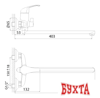 Смеситель Rossinka Silvermix A35-32