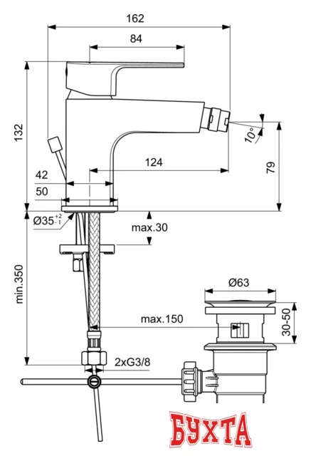 Смеситель Ideal Standard Cerafine D BC492AA