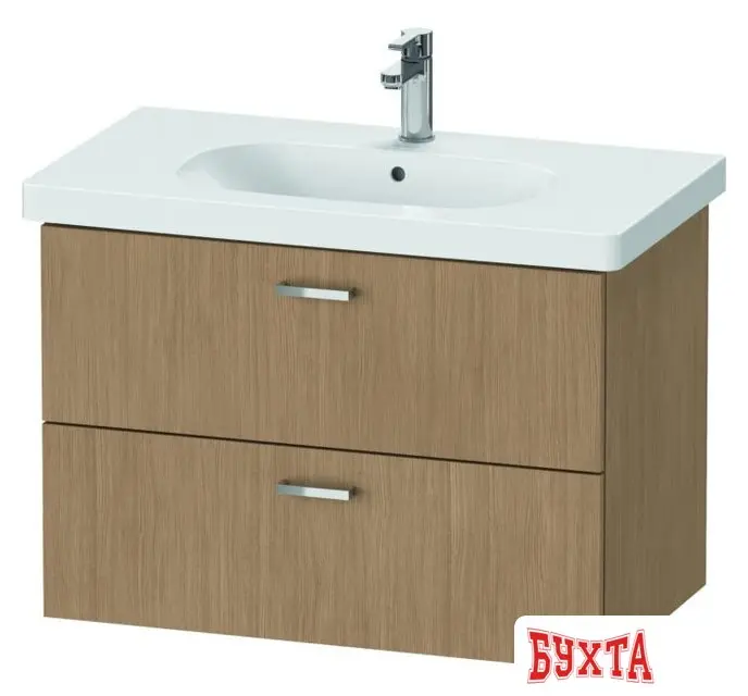 Мебель для ванных комнат Duravit Тумба с умывальником XB619005252+03428500002 (дуб европейский)