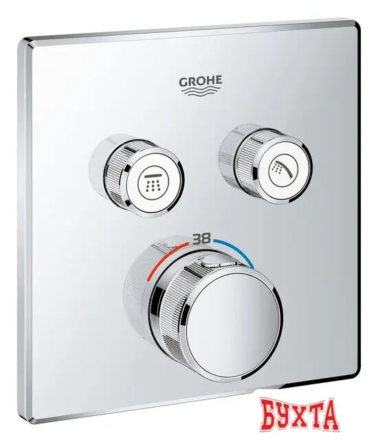 Смеситель без скрытого механизма Grohe Grohtherm SmartControl 29124000