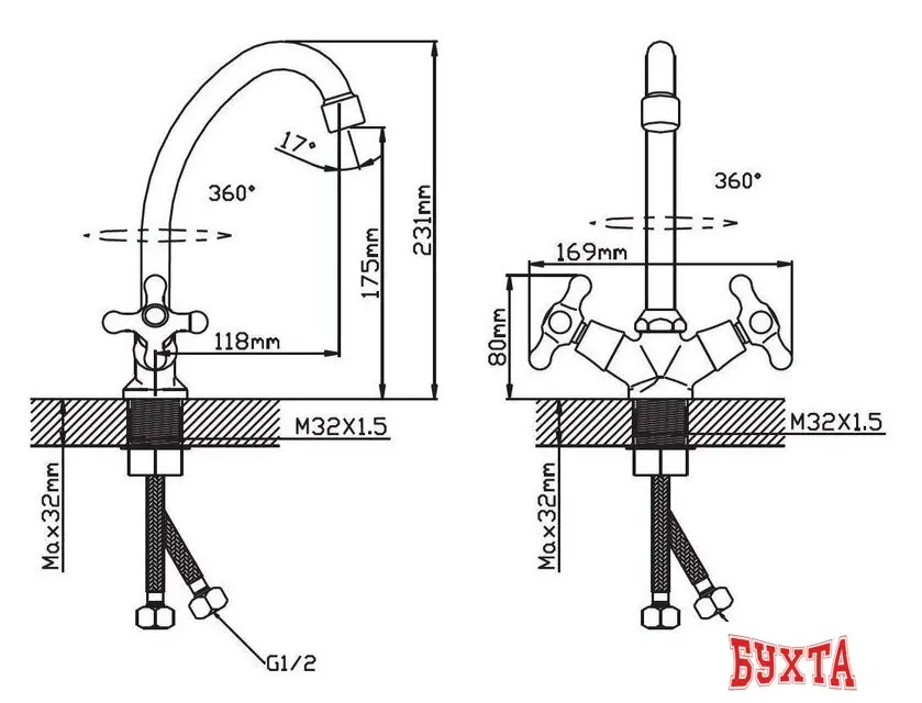 Смеситель Cronwil CD340-49