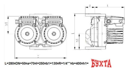 Циркуляционный насос IMP Pumps GHNDbasic II 50-120F