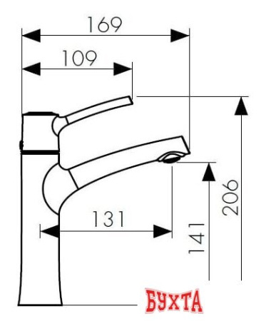 Смеситель Kaiser Stick 49111