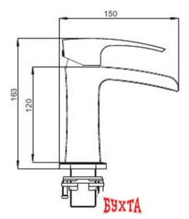 Смеситель Gappo G1007-20