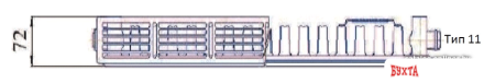 Стальной панельный радиатор Prado Universal тип 11 500x600