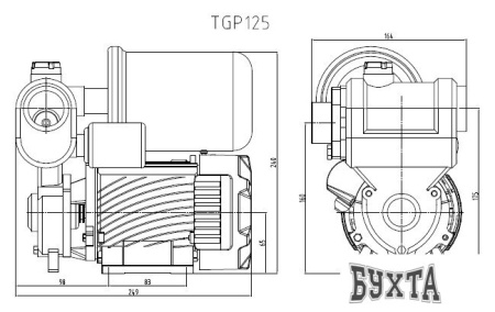 Насосная станция Pumpman TGP125