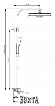 Душевая система  Gappo G2407-40