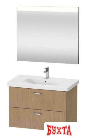 Мебель для ванных комнат Duravit Тумба с умывальником XB619005252+03428500002 (дуб европейский)