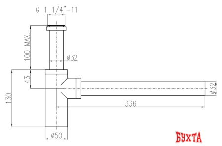 Сифон Slezak RAV MD0232