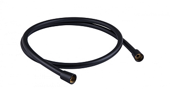 Душевой шланг черный 150cm PVC Con/Con (B)  / (Литва)