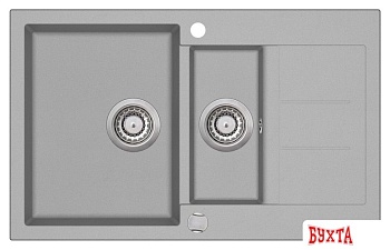 Кухонная мойка Aquasanita Tesa SQT151AW (argent 220)