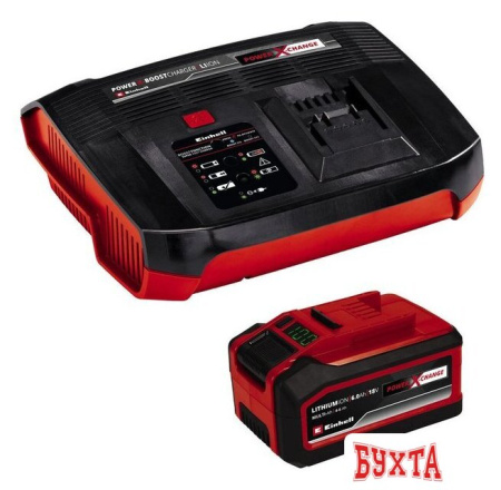 Аккумулятор с зарядным устройством Einhell 18V 4-6Ah Boost 4512143 (18В/4-6 Ач + 18В)