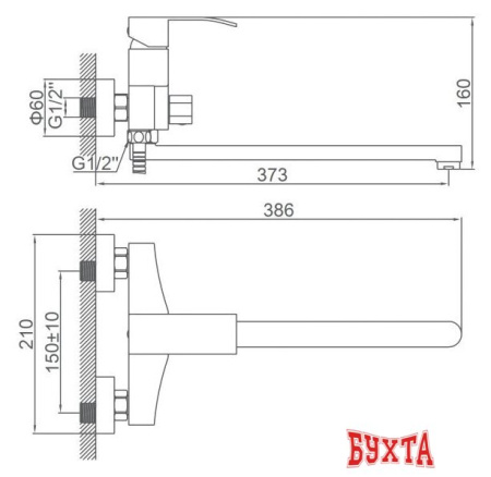 Смеситель Ledeme L72217