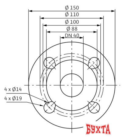 Циркуляционный насос Wilo TOP-SD 40/7 (1~230 V, PN 6/10)