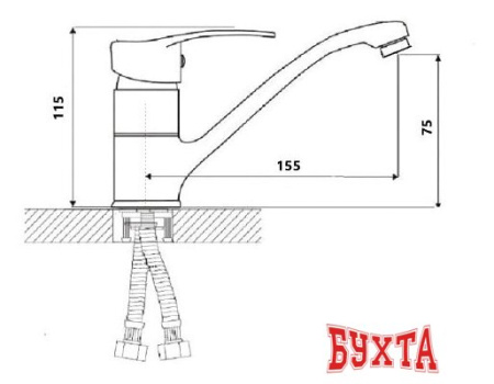 Смеситель Wisent WP45202-2