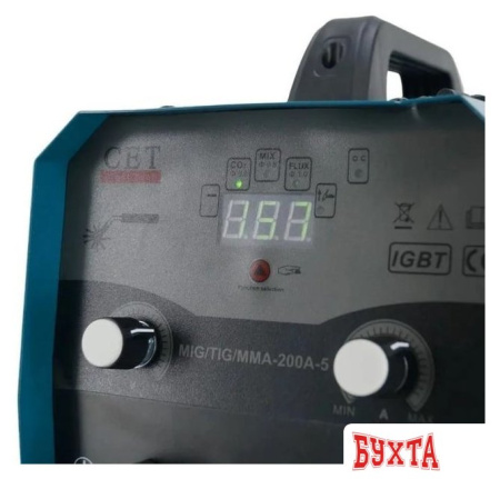 Сварочный инвертор CET MIG/TIG/MMA-200A-5