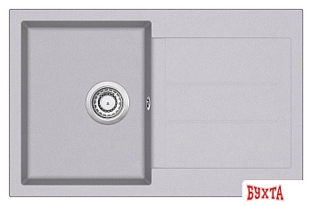 Кухонная мойка Aquasanita Tesa SQT101AW (alumetallic 202)