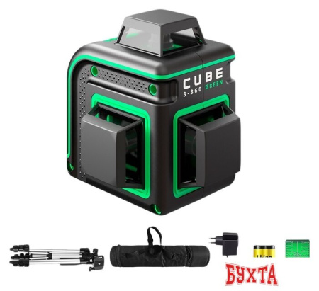 Лазерный нивелир ADA Instruments Cube 3-360 Green Professional Edition А00573