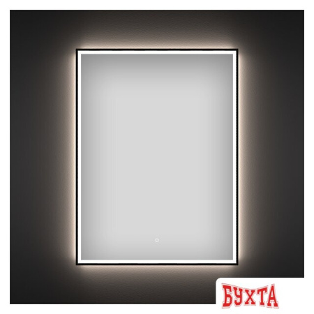 Мебель для ванных комнат Wellsee Зеркало с фронтальной LED-подсветкой 7 Rays' Spectrum 172201220, 55 х 70 см (с сенсором и регулировкой яркости освещения)