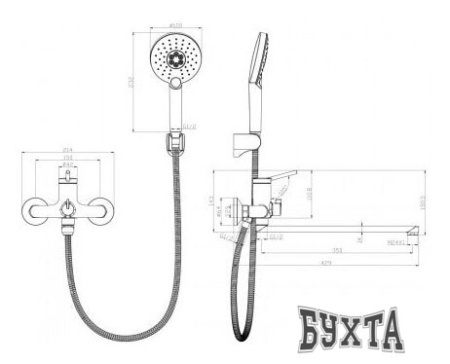 Смеситель Lemark Minima LM3851C