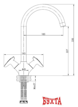 Смеситель IDDIS Copter COPSBJ0i05