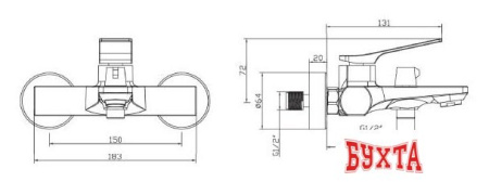 Смеситель Invena Neri BW-01-004