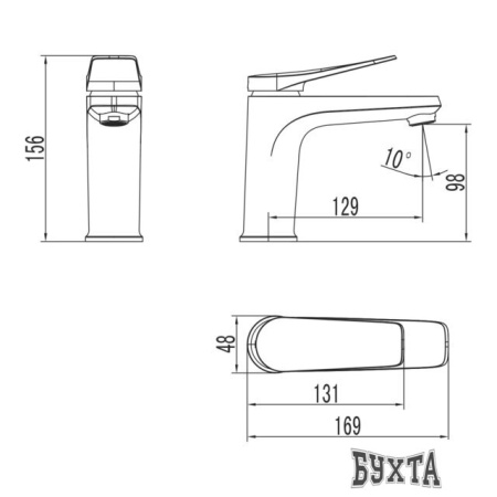 Смеситель Lemark Bronx LM3706BL