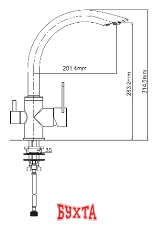 Смеситель Gappo G4399