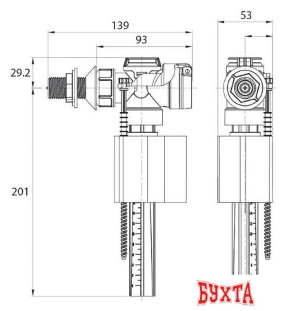 Комплект арматуры IDDIS F012400-0005