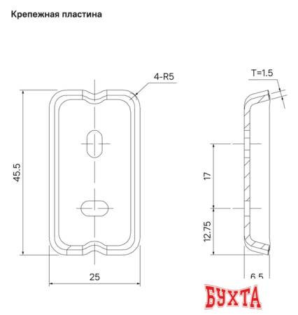 Крючок для ванны IDDIS Slide SLIWT10i41