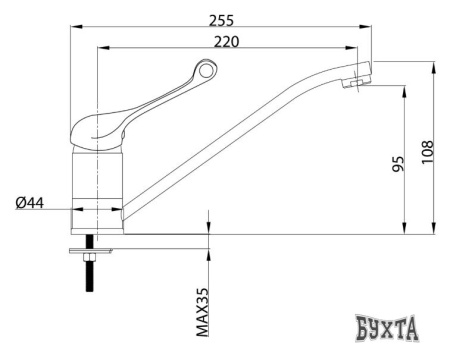 Смеситель Istok life 0402.733