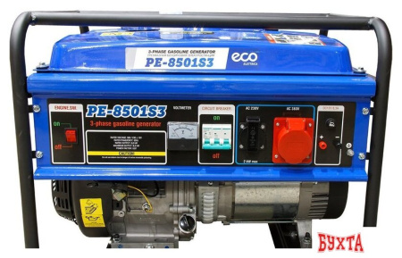 Бензиновый генератор ECO PE-8501S3