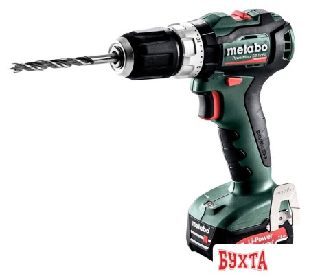 Ударная дрель-шуруповерт Metabo PowerMaxx SB 12 BL 601077500 (с 2-мя АКБ, кейс)