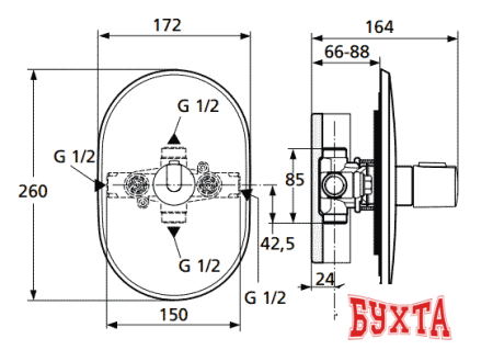 Смесители Ideal Standard CeraTherm A 4626 AA