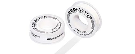 ФУМ лента уплотнительная PROFACTOR PTFE Professional 19mmх0.25mmх15m 0.3g/cm3 PFFE 530  / (Китай)