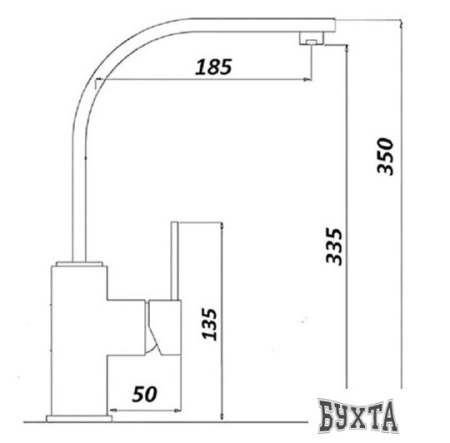 Смеситель Wisent WP49-098-6-27