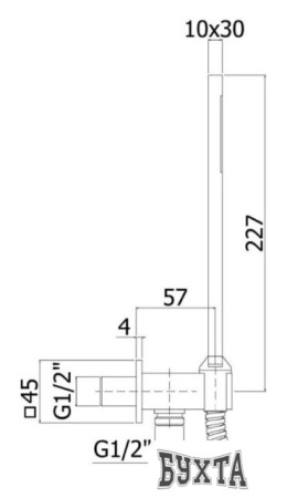 Душевой гарнитур  Paffoni ZDUP095CR