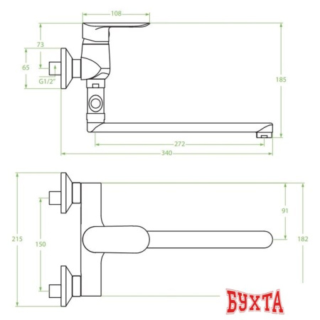 Смеситель Laveo Appia BLP 01FD