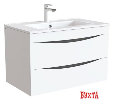 Мебель для ванных комнат IDDIS Тумба с умывальником Cloud 80 CLO80W0i95K (белый)