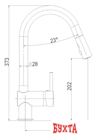 Смеситель Gross Aqua Extra 3140609C